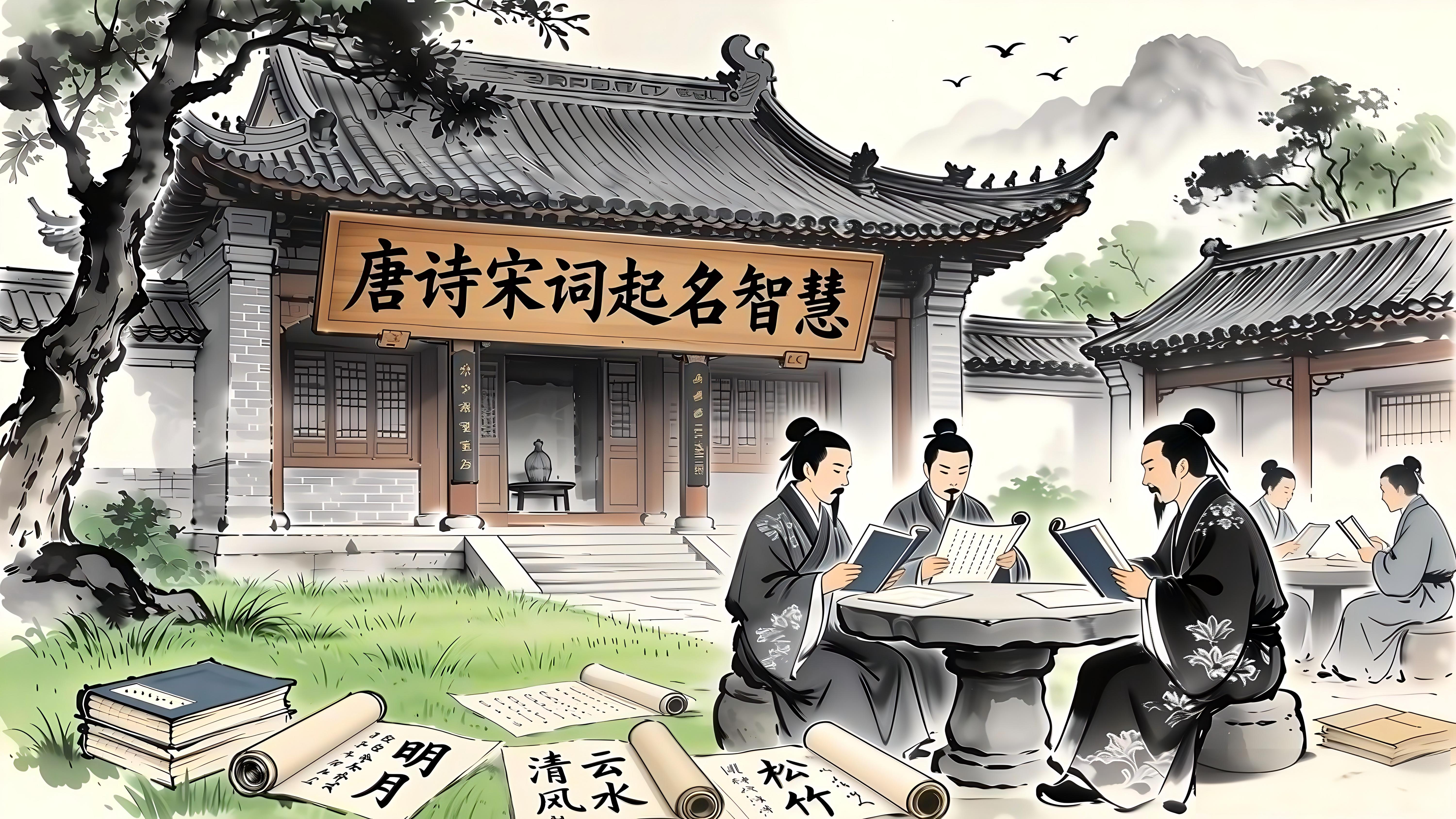 唐诗宋词里的起名智慧：让名字自带千年诗意